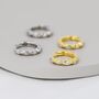 Marquise Cz Huggie Hoop In Sterling Silver, thumbnail 1 of 11