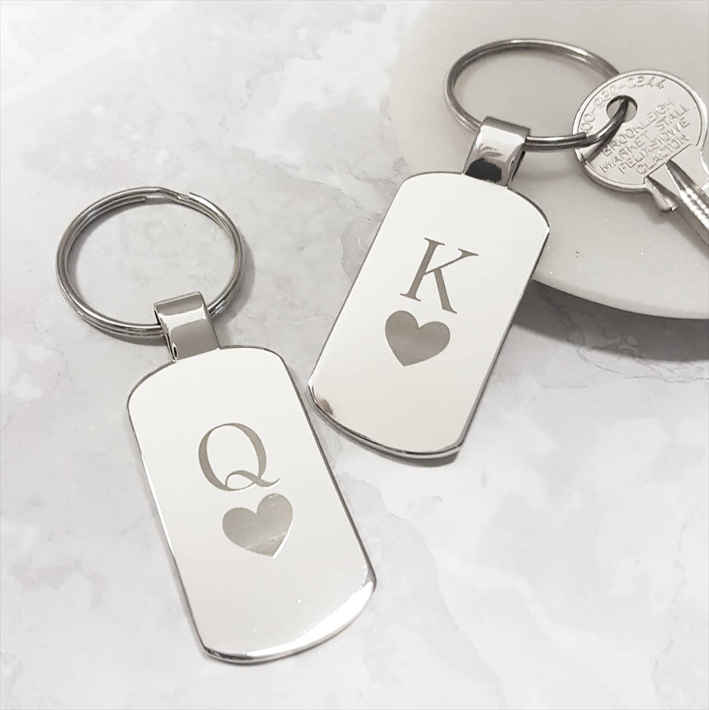 King / Queen Of Hearts Keyring, 1 of 3