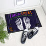 Personalised Halloween Trick Or Treat Indoor Doormat, thumbnail 2 of 4