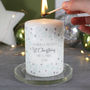 First Christmas As Mr And Mrs Snowflake Candle, thumbnail 5 of 8