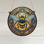 Bee Stained Glass Effect Suncatcher, thumbnail 1 of 3