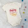 Happy Mother's Day Floral Babygrow, thumbnail 1 of 2