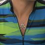 Personalised Cycling Necklace | Walnut Presentation Box, thumbnail 12 of 12