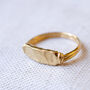 Personalised Textured Rectangle Signet Ring, thumbnail 8 of 11