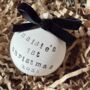 Personalised Baby's First Christmas Bauble Tree Decoration, thumbnail 2 of 5