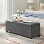 Storage Ottoman Footstool With Lid Feet Bed End Bench, thumbnail 1 of 12