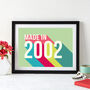 Personalised 21st Birthday Year Print, thumbnail 3 of 7