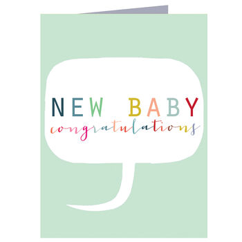 Mini New Baby Bubble Card, 2 of 3