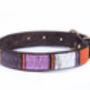 Leather Beaded Dog Collar, thumbnail 3 of 12