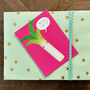 Mini Leek Greetings Card, thumbnail 1 of 5