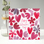 Pink Abstract Valentine's Day Card, thumbnail 5 of 8