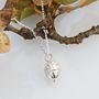 Sterling Silver Woodland Acorn Necklace, thumbnail 1 of 8