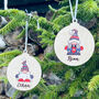 Personalised Gonk Wooden Baubles, thumbnail 1 of 5