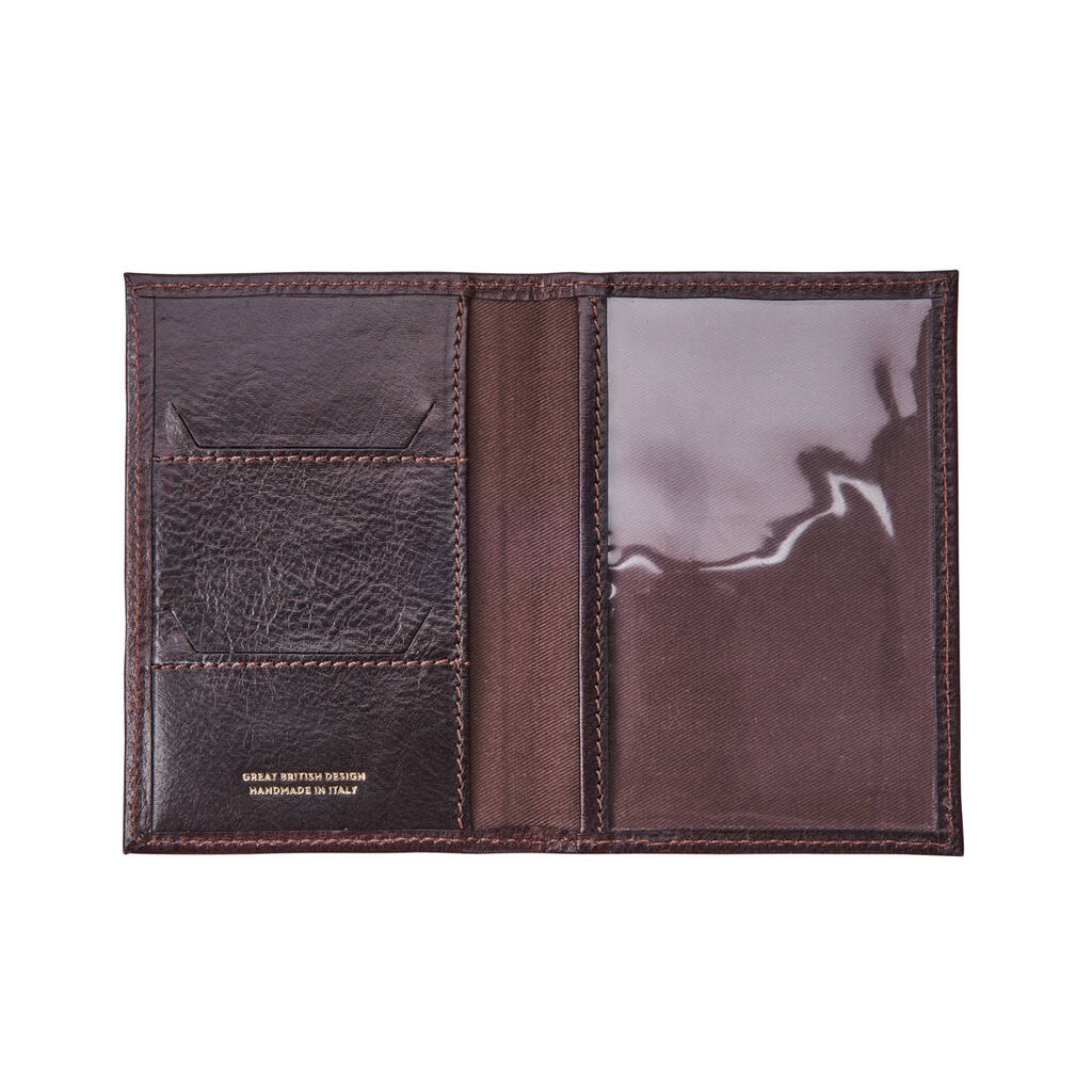 Quality Italian Leather Passport Cover 'Prato' By MaxwellScott