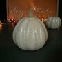 Ceramic White Squash Halloween Decoration 13cm, thumbnail 2 of 2