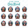 Dog Snow Globe Tree Decoration, thumbnail 2 of 8