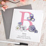 Personalised Birth Flower And Birth Stone Card, thumbnail 1 of 12