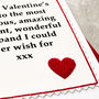 Valentines Card For Husband Or Boyfriend, thumbnail 4 of 4