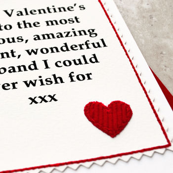 Valentines Card For Husband Or Boyfriend, 4 of 4