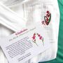 Personalised Birthday Flower Robe Dressing Gown Gift, thumbnail 4 of 9