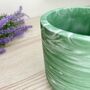 Smooth Emerald Green Storage Pot With Lid, thumbnail 6 of 7