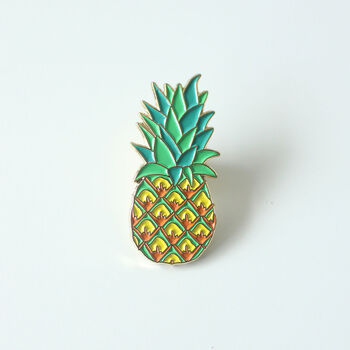 Pineapple Enamel Pin, 3 of 5