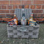 Luxury Gin And Tonic Hamper With Snacks Inside Basket, thumbnail 2 of 3