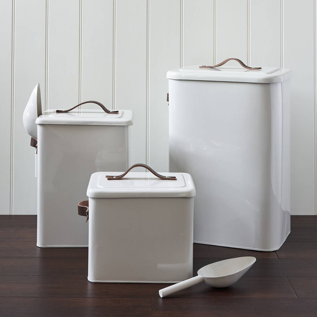 Pet Bin With Leather Handle, 1 of 11