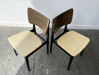 Pair Of Mid Century Vintage Retro Dining Chairs, 8 of 12