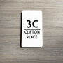 Stylish Vertical House Sign Number, thumbnail 9 of 9