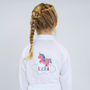 Personalised Children's Unicorn Dressing Gown, thumbnail 3 of 6