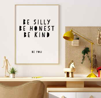 Be Honest Quote Print, 2 of 4