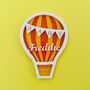 Personalised Hot Air Balloon New Baby Gift Wall Plaque, thumbnail 3 of 12