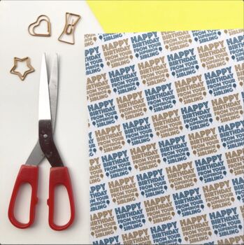 Superior Sibling Wrapping Paper, 4 of 6