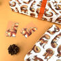 Red Squirrel Watercolour Wrapping Paper, thumbnail 6 of 12