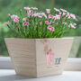 Personalised Mummy And Me Welly Boot Pine Planter, thumbnail 1 of 7