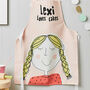 Children's Personalised Face Apron, thumbnail 3 of 5