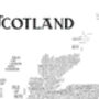 Scottish Word Map, thumbnail 3 of 4