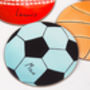 Sports Balls Personalised Coaster, thumbnail 2 of 3