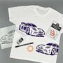 Super Sports Car Kids T Shirt Painting Starter Kit, thumbnail 3 of 10