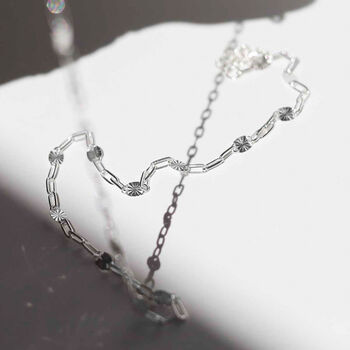 Sterling Silver Shimmer Necklace, 3 of 6