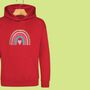 Boho Rainbow Kids Hoodie, thumbnail 8 of 12