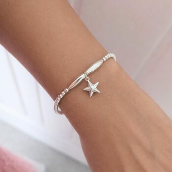 Personalised Thank You Teacher Silver Bracelet Gift, 6 of 7