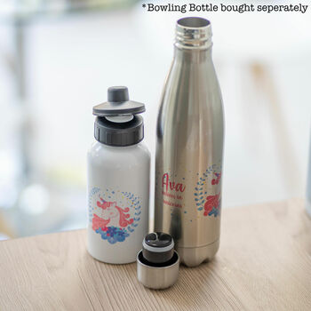 Personalised New Unicorn Water Bottle, 3 of 4
