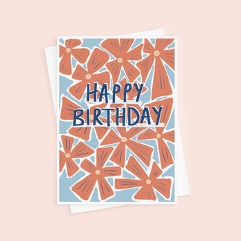 Floral Happy Birthday Card, 3 of 3