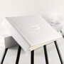 Personalised White Leather Photo Album, thumbnail 8 of 12