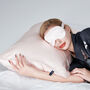 Silk Pillowcase Pink 100% Pure Soft Mulberry Silk Luxury Hair Care Standard Double 50x75cm, thumbnail 2 of 5