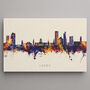 Leeds Cityscape Skyline Print, thumbnail 1 of 12