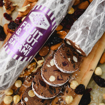 Fruit And Nut Chocolate Salami, 3 of 4