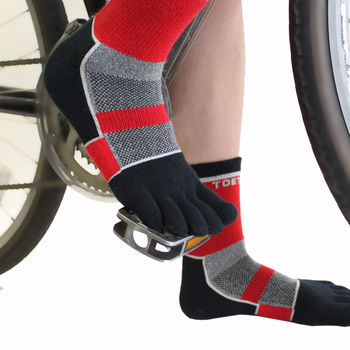 Cycle Ankle Toe Socks, 8 of 8